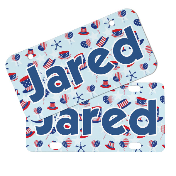 Patriotic Celebration Mini License Plates - MAIN (4 and 2 Holes)