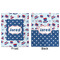 Patriotic Celebration Minky Blanket - 50"x60" - Double Sided - Front & Back