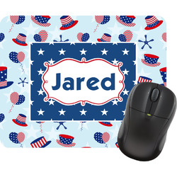 Patriotic Celebration Rectangular Mouse Pad (Personalized)