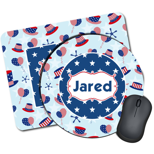 Custom Patriotic Celebration Mouse Pad (Personalized)