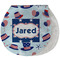 Patriotic Celebration Burp Pad - Velour w/ Name or Text
