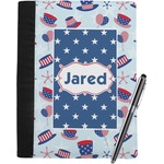 Patriotic Celebration Notebook Padfolio - Large w/ Name or Text