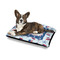 Patriotic Celebration Outdoor Dog Beds - Medium - IN CONTEXT