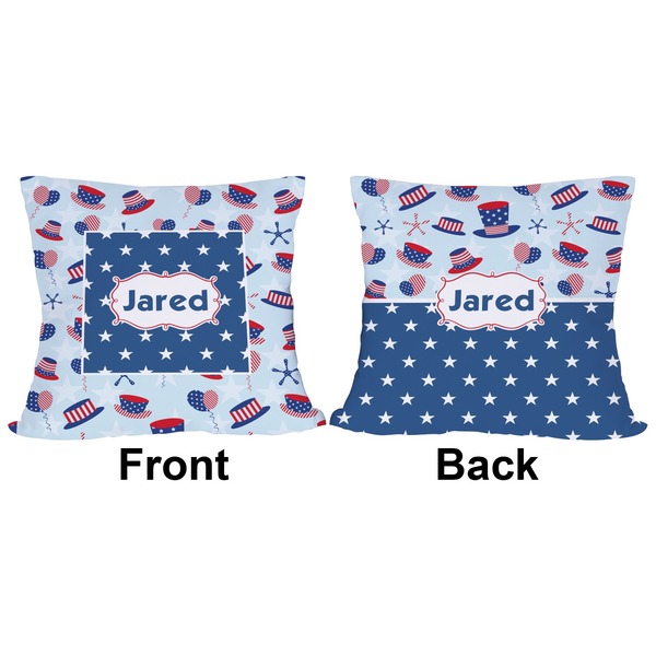 Patriotic Celebration Outdoor Pillow - 18x18