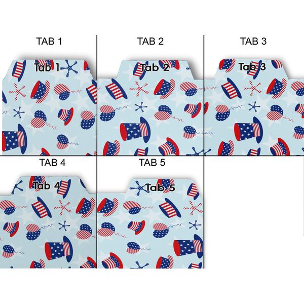 Patriotic Celebration Page Dividers - Set of 5 - Approval