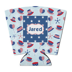 Patriotic Celebration Party Cup Sleeve - with Bottom (Personalized)