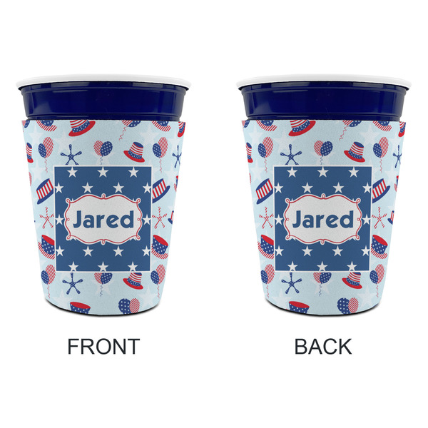 Patriotic Celebration Party Cup Sleeves - without bottom - Approval