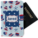 Patriotic Celebration Passport Holder - Fabric (Personalized)