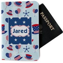 Patriotic Celebration Passport Holder - Fabric (Personalized)