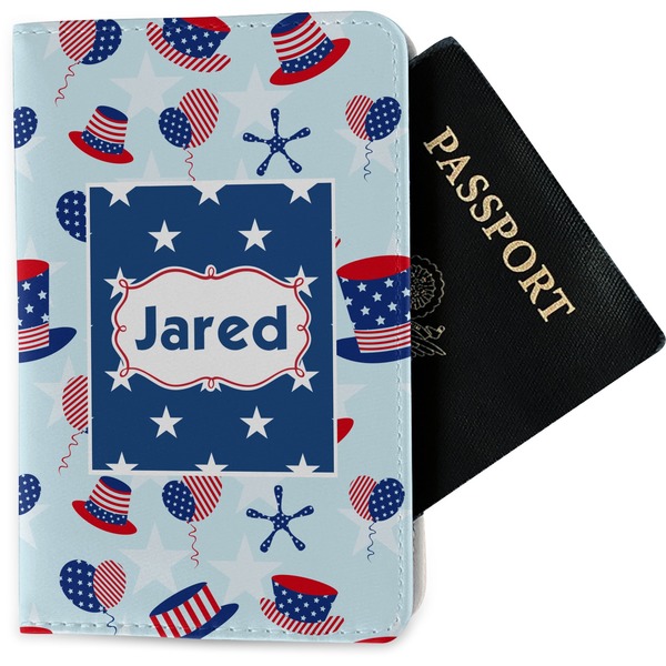 Custom Patriotic Celebration Passport Holder - Fabric (Personalized)