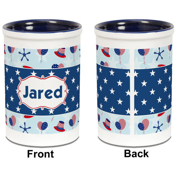 Patriotic Celebration Pencil Holder - Blue - approval