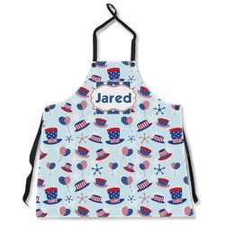 Patriotic Celebration Apron Without Pockets w/ Name or Text
