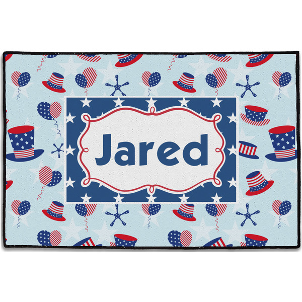 Patriotic Celebration Personalized Door Mat - 36x24 (APPROVAL)