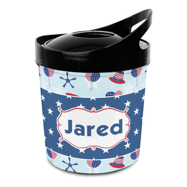 Custom Patriotic Celebration Plastic Ice Bucket (Personalized)
