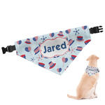 Patriotic Celebration Dog Bandana - Small (Personalized)