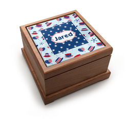 Patriotic Celebration Pet Urn w/ Name or Text