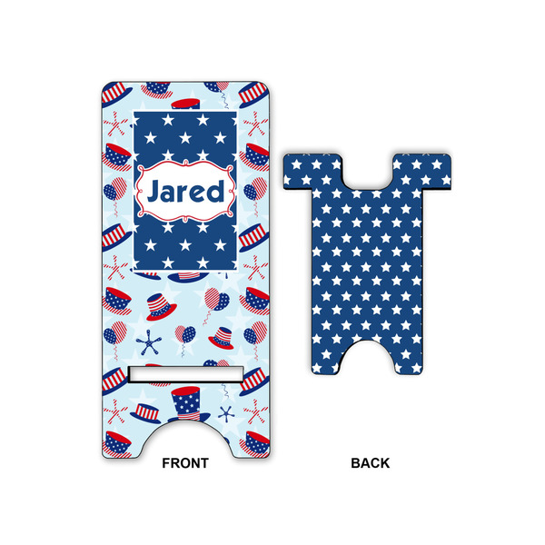 Patriotic Celebration Phone Stand - Front & Back