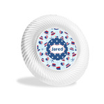 Patriotic Celebration Plastic Party Appetizer & Dessert Plates - 6" (Personalized)