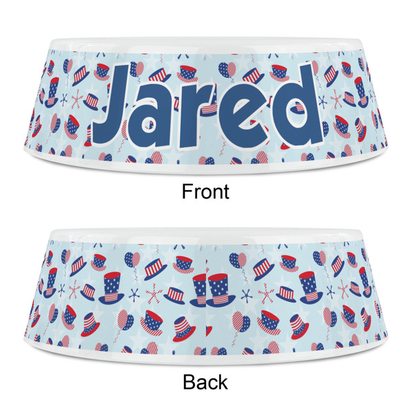 Patriotic Celebration Plastic Pet Bowls - Small - APPROVAL