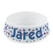 Patriotic Celebration Plastic Dog Bowl - Small (Personalized)