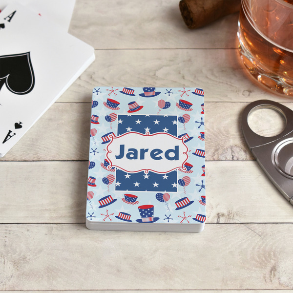 Patriotic Celebration Playing Cards - In Context