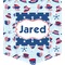 Patriotic Celebration Iron On Faux Pocket (Personalized)
