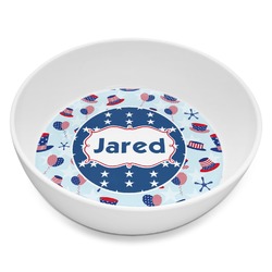Patriotic Celebration Melamine Bowl - 8 oz (Personalized)