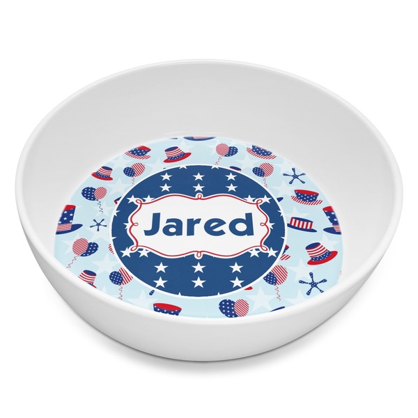 Custom Patriotic Celebration Melamine Bowl - 8 oz (Personalized)