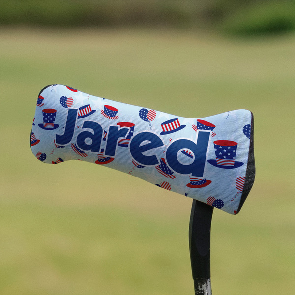 Patriotic Celebration Putter Cover - On Putter