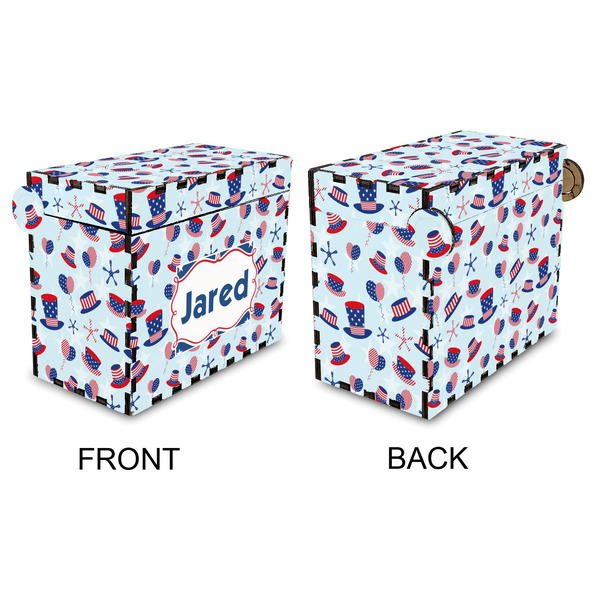 Patriotic Celebration Recipe Box - Full Color - Approval