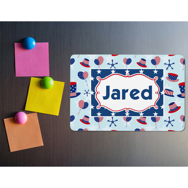 Patriotic Celebration Rectangular Fridge Magnet - LIFESTYLE