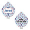 Patriotic Celebration Round Pet ID Tag - Large - Approval