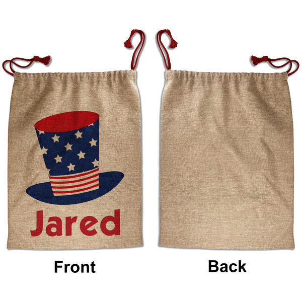 Patriotic Celebration Santa Bag - Approval - Front
