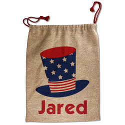 Patriotic Celebration Santa Sack - Front (Personalized)