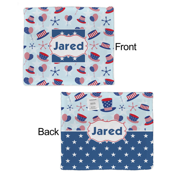 Patriotic Celebration Security Blanket - Front & Back View