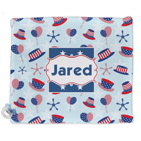 Custom Patriotic Celebration Security Blanket - Single Sided (Personalized)