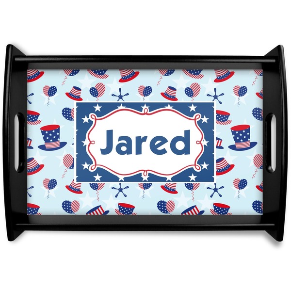 Custom Patriotic Celebration Wooden Tray (Personalized)