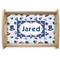 Patriotic Celebration Natural Wooden Tray - Small (Personalized)