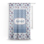 Patriotic Celebration Sheer Curtains (Personalized)