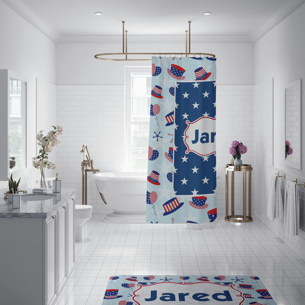 Patriotic Celebration Shower Curtain - 70"x83"