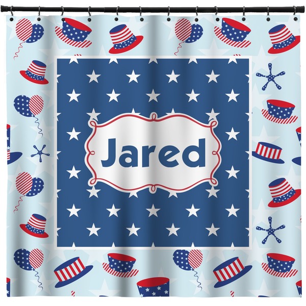 Custom Patriotic Celebration Shower Curtain - Custom Size (Personalized)