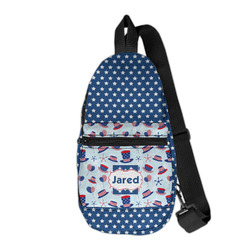 Patriotic Celebration Sling Bag (Personalized)