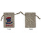 Patriotic Celebration Small Burlap Gift Bag - Front Approval