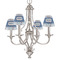 Patriotic Celebration Small Chandelier Shade - LIFESTYLE (on chandelier)
