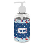 Patriotic Celebration Plastic Soap / Lotion Dispenser (8 oz - Small - White) (Personalized)