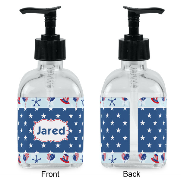 Patriotic Celebration Glass Soap/Lotion Dispenser - Approval