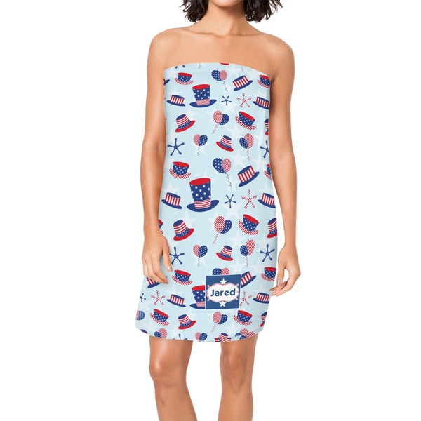 Custom Patriotic Celebration Spa / Bath Wrap (Personalized)