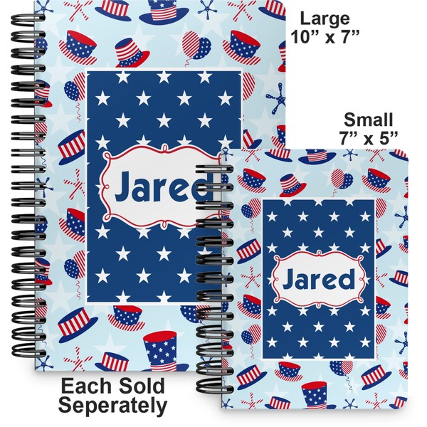 Patriotic Celebration Spiral Journal - Comparison