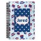 Patriotic Celebration Spiral Notebook - 7x10 w/ Name or Text