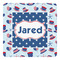 Patriotic Celebration Square Decal - Medium (Personalized)